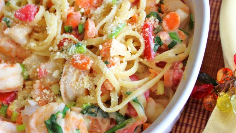 Light (And Delicious) Shrimp and Linguine Created by sugarpinkboutique