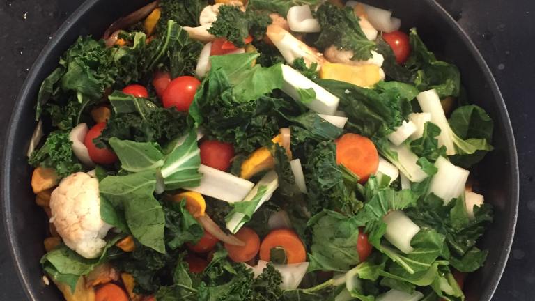 Balsalmic Kale and Squash Saute created by Sue K.