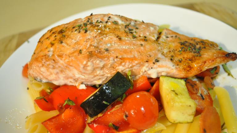 Salmon With Pasta created by ImPat