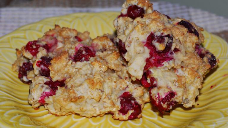 Lemon Cranberry Oat Scones created by Katzen