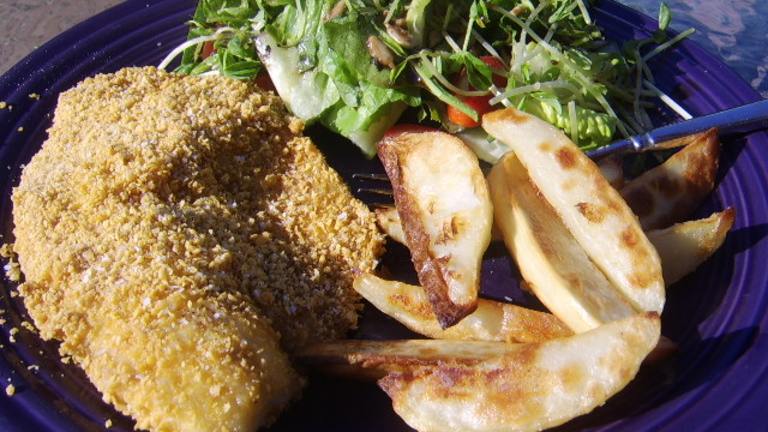 Crumbed Fish With Wedges created by LifeIsGood