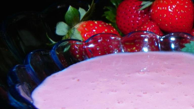 Hot Pink Fruit Dip Created by Baby Kato