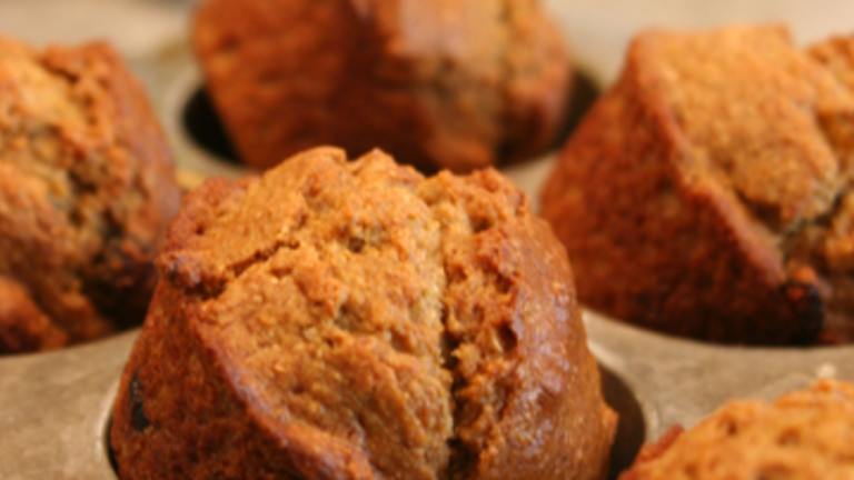 Banana-Cranberry Spice Muffins Created by GinaCucina