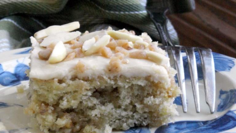 Banana Toffee Bars W/ Browned Butter Icing Created by Nanners