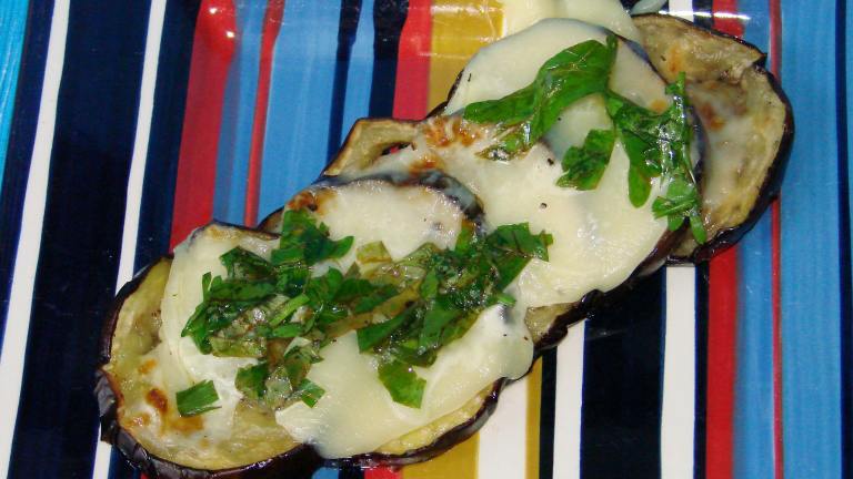 Broiled Basil Eggplant Created by Boomette
