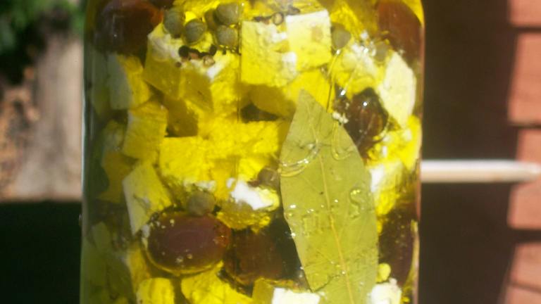 Marinated Feta Cheese With Capers and Olives created by luvcookn
