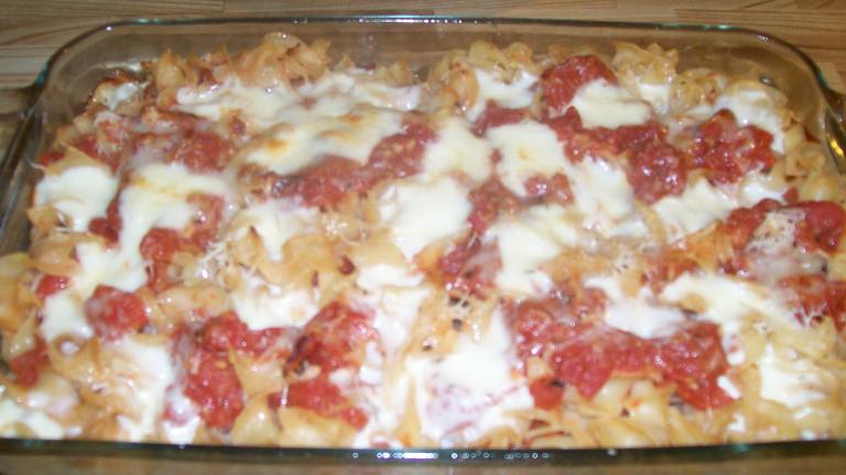 Pasta, Tomato, and Mozzarella Al Forno created by luvcookn