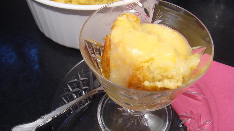Self-Saucing Citrus Pudding Created by Lori Mama