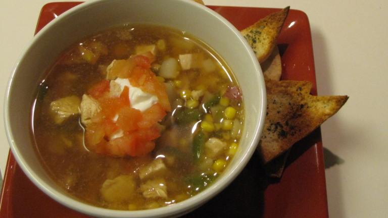 Green Chile, Chicken, and Corn Soup Created by loof751
