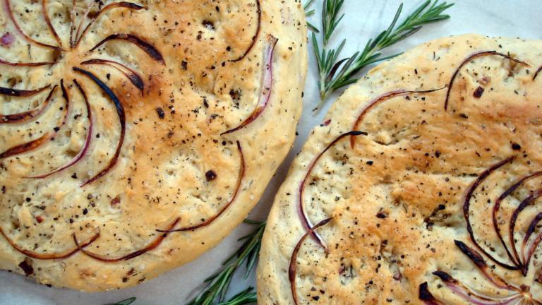 Rosemary and Red Onion Focaccia created by spicyperspective
