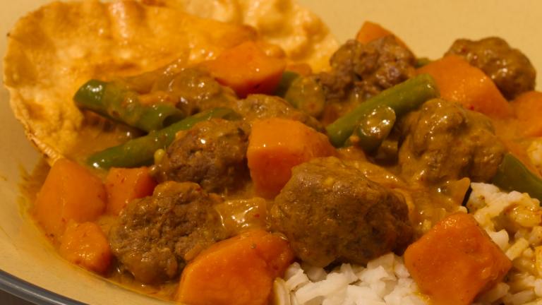 Lamb Meatball Curry Created by Peter J