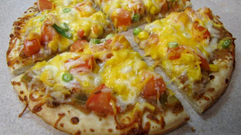 Vegetarian Tamale Pizza Created by loof751
