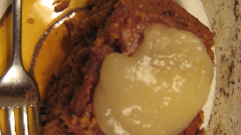 Gingerbread with Lemon Sauce Created by ranch-girl