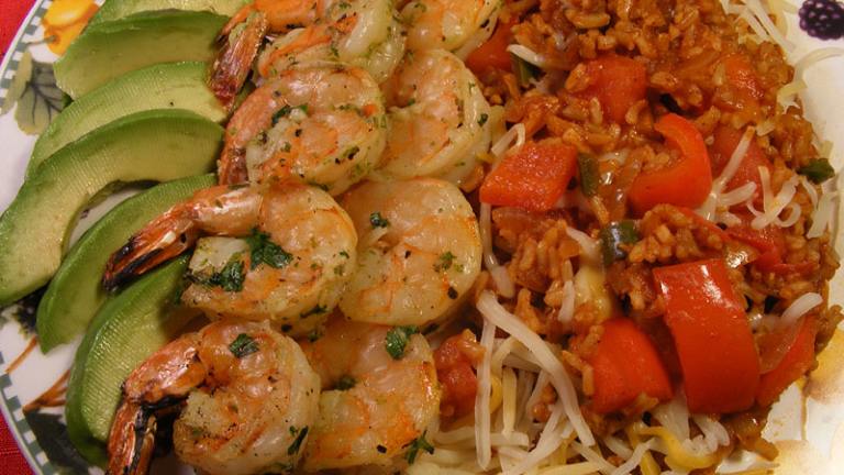 Cilantro Lime Shrimp With a Honey Lime Dipping Sauce Created by Lavender Lynn