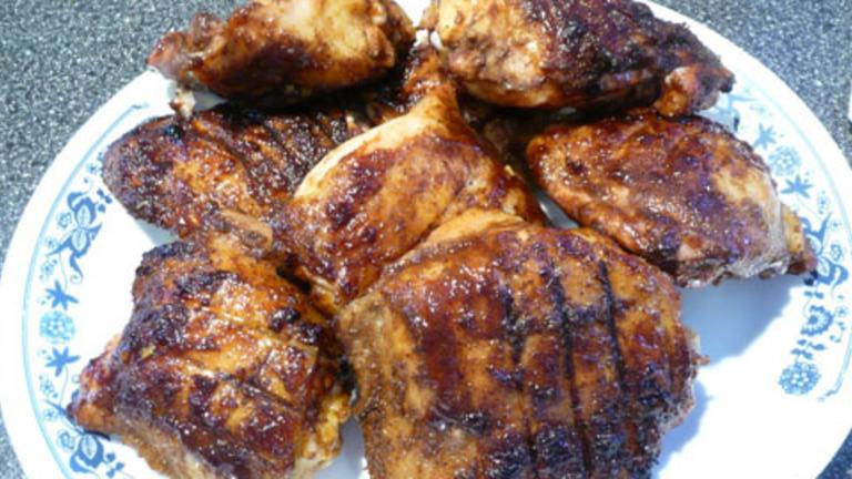 Hoisin Glazed Chicken Thighs created by Outta Here
