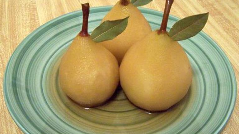 Poached Pears in Sauternes created by CookRachacha