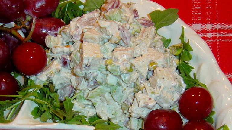 Chicken Salad With Pistachios and Grapes Created by PalatablePastime