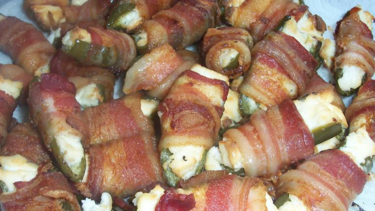 Easy Bacon Wrapped Stuffed Jalapenos created by HogHeaven