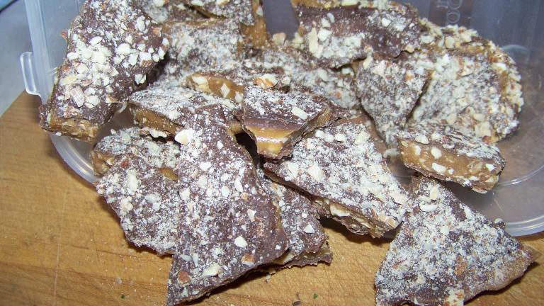 Almond Butter Crunch Candy created by Mimi in Maine