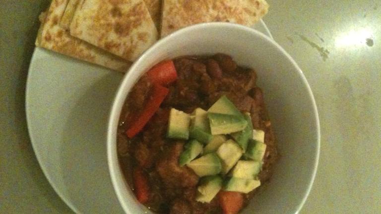 Chilli Con Carne With Cheese Quesadilla Triangles created by Brittney_B