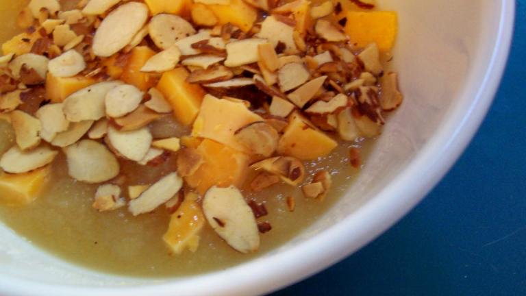 Applesauce With Cheddar Cheese and Toasted Almonds for 2 Created by Debbie R.