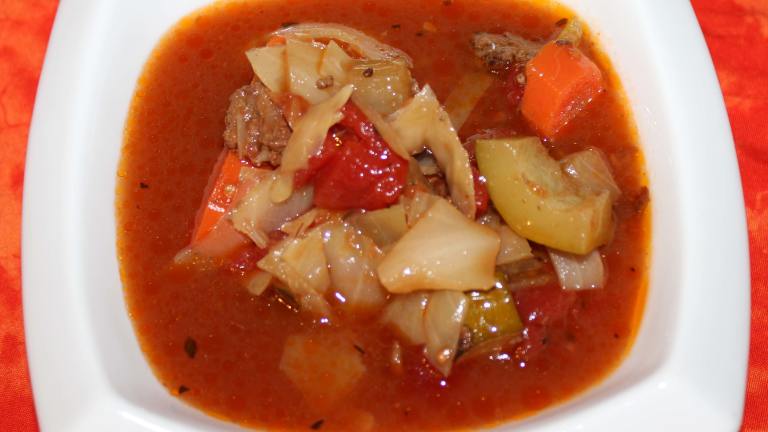 Soul Warming Veggie Beef Soup Created by Boomette