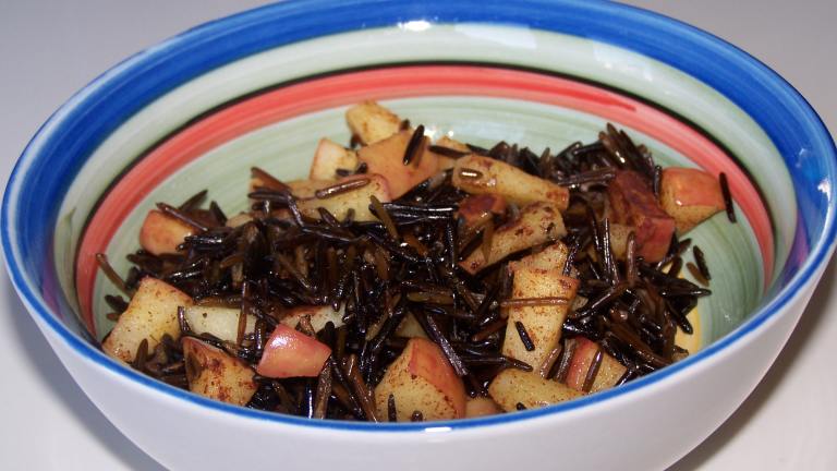 Apple Wild Rice Breakfast Created by ladypit