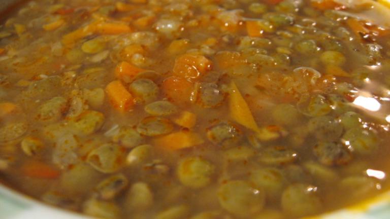 Ina Garten's  Lentil Vegetable Soup(Vegetarianized) Created by kitty.rock