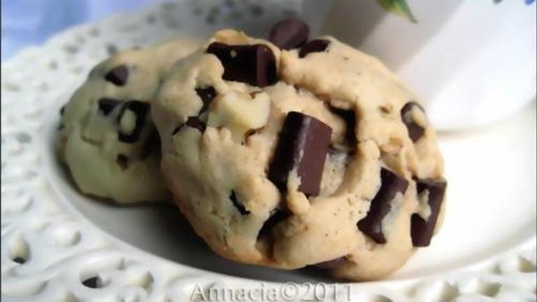 Chunky Chocolate Chip Walnut Cookie Created by Annacia