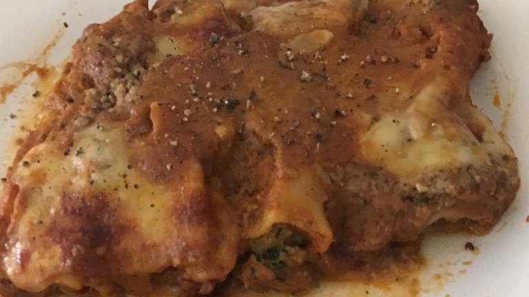 Italian Style Pork and Spinach Cannelloni created by The 500 Chef