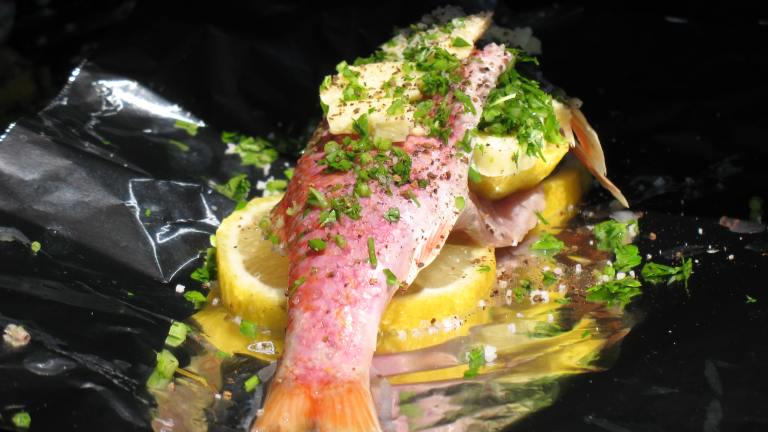 Barbecued Snapper With Butter and Lemon Created by MsPia