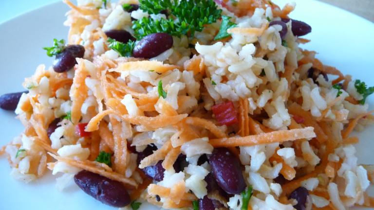 Mexican Inspired Brown Rice Pilaf Created by Tea Jenny