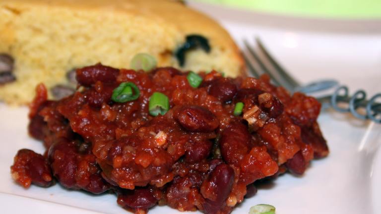 Sweet and Sour Baked Beans - With a Kick Created by Tinkerbell