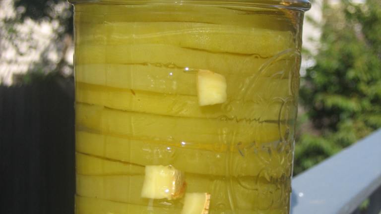 Sweet Green Tomato Pickles (Made With Pickling Lime) created by xtine