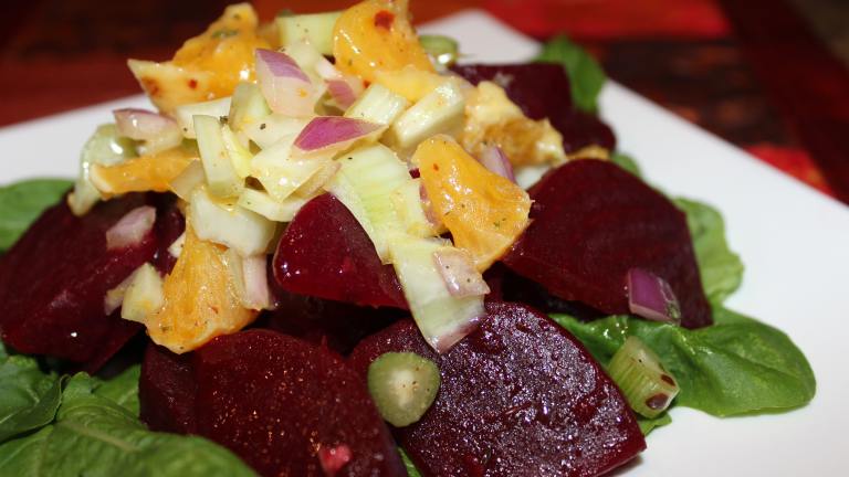 Sweet Sauteed Beets With an Orange, Onion & Fennel Relish Created by Jostlori