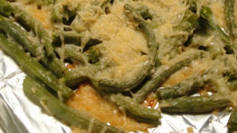 Parmesan Roasted Green Beans Created by Debbwl
