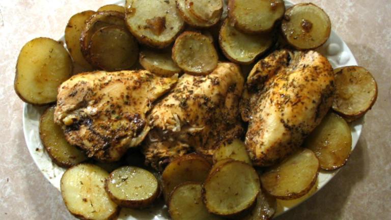 Cajun Spiced Chicken & Potatoes Created by RecipeNut