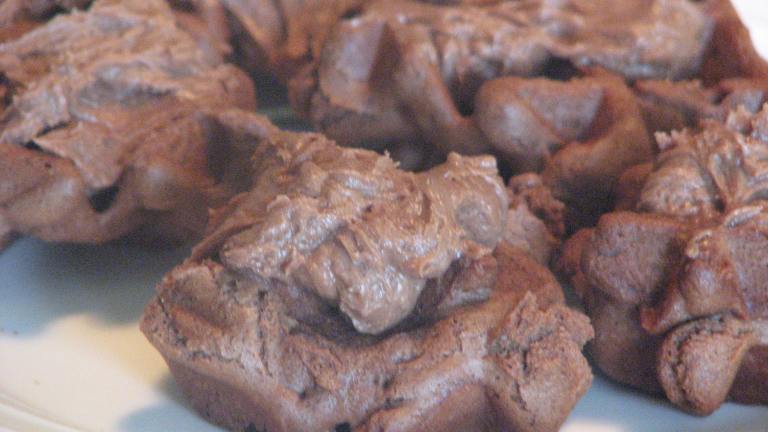 Waffle Iron Cookies With Chocolate Frosting Created by Bonnie G 2