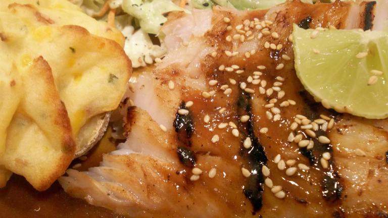 Baked Fish With Toasted Sesame Seeds Created by FLKeysJen