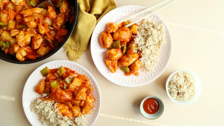 Sweet and Sour Chicken (or Pork) Created by Jonathan Melendez 