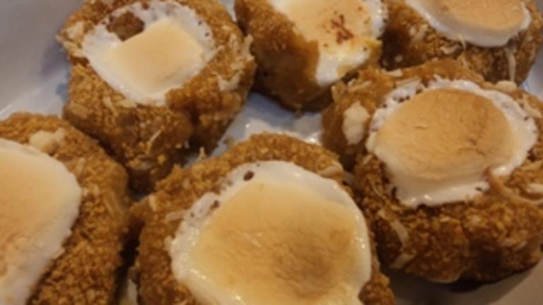 Sweet Potato Balls Rolled in Coconut and Cornflakes created by BakinBaby
