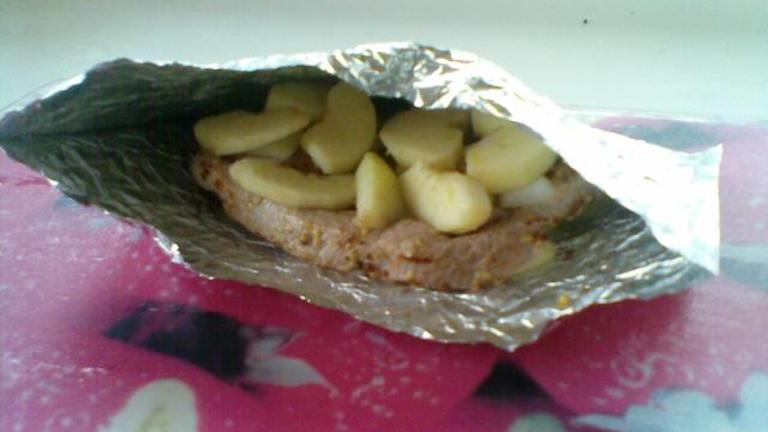 Foil Bag-Baked Pork With Apples Created by hard62