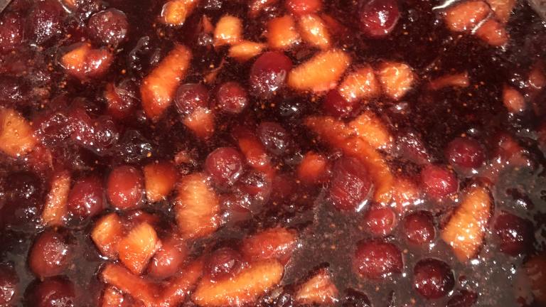 Grand Marnier Cranberry Sauce With Oranges Created by KK7707