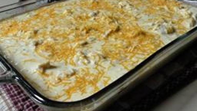 Delicious Sour Cream Chicken Enchilada Casserole Created by Recipe USA