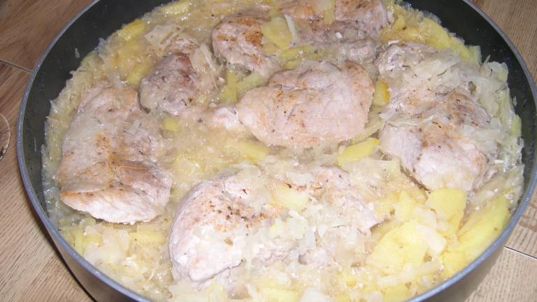 Polish Pork chops with Sauerkraut Created by luvinlif2k
