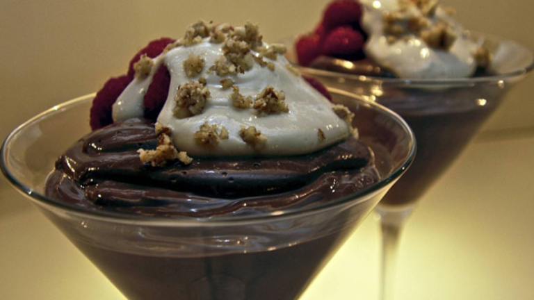 Vegan Chocolate Chilli Pepper Mousse Created by The Blender Girl