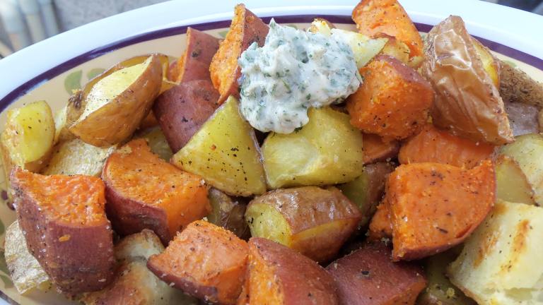 Mixed Roasted Potatoes With Herb Butter created by AZPARZYCH