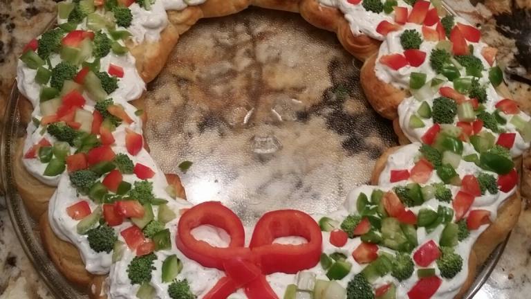 Christmas Wreath Appetizer Created by Cheri H.