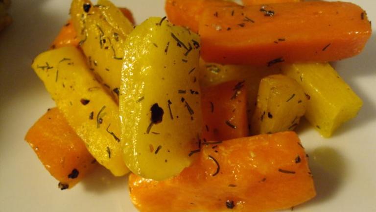 Roasted Carrot Stick Snack created by dicentra