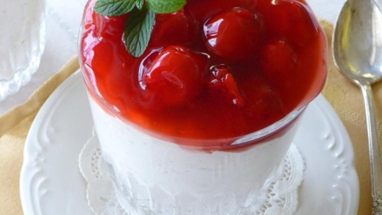 Danish Christmas Rice Pudding With Almonds and Warm Cherry Sauce Created by BecR2400